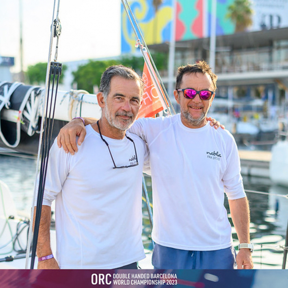 Pascal Caussil et Michel Sastre, 5ème au championnat du monde offshore ORC en double 