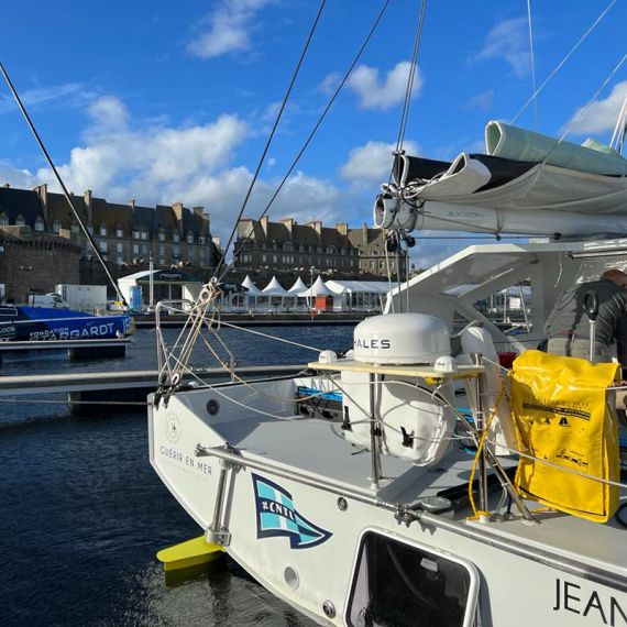 Le CNTL est bien présent au départ de la Route du Rhum 2022 à St Malo