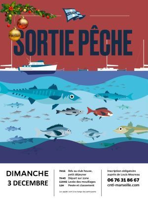 Sortie Pêche de Noël le 3 décembre 2017